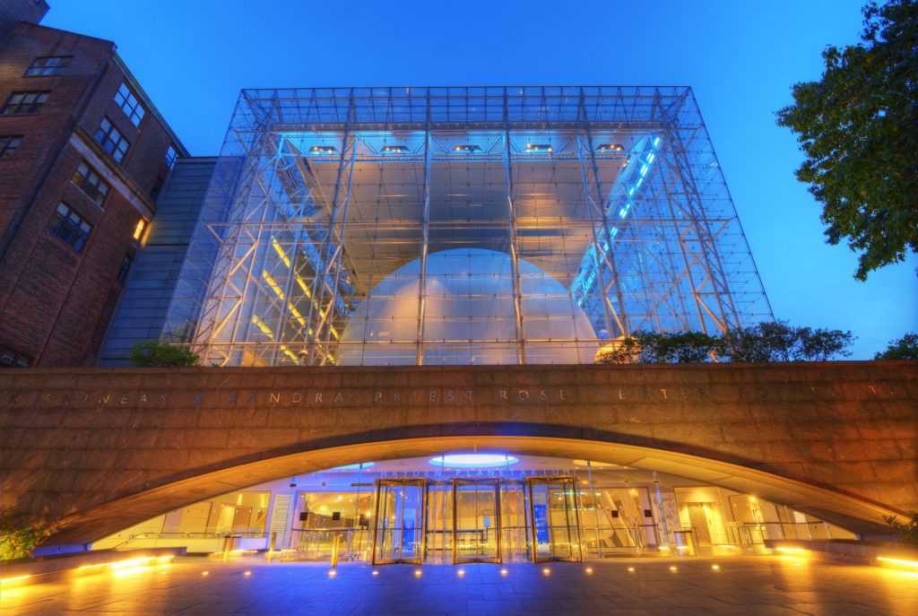 Hayden Planetarium entrance, New York City