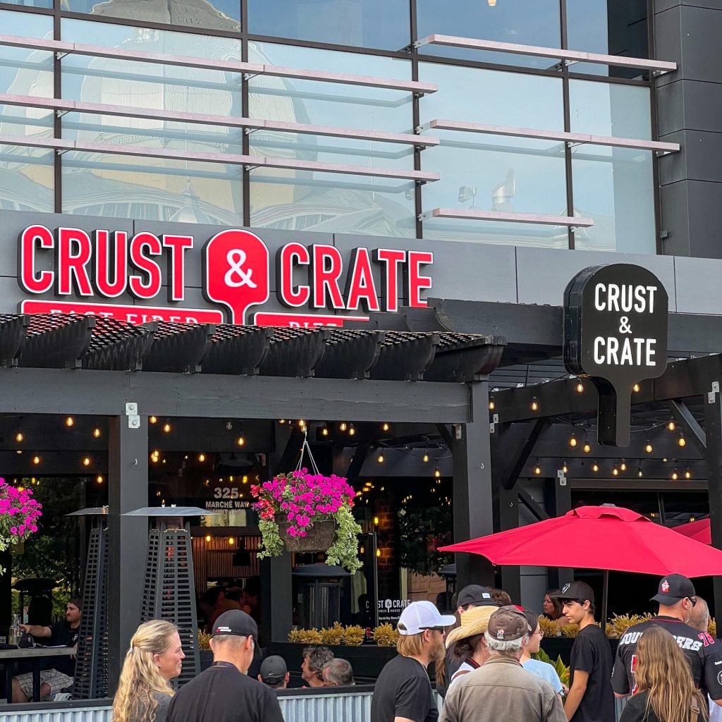 Exterior of Crust & Crate in Ottawa