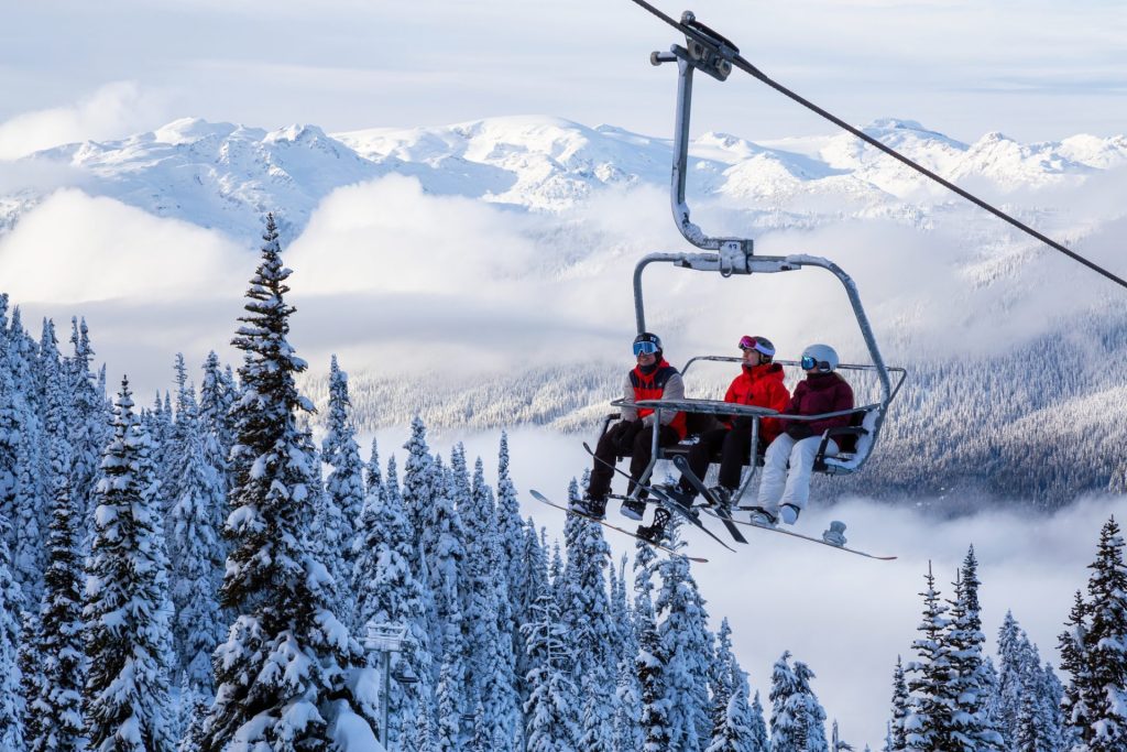 skiing in whistler bc