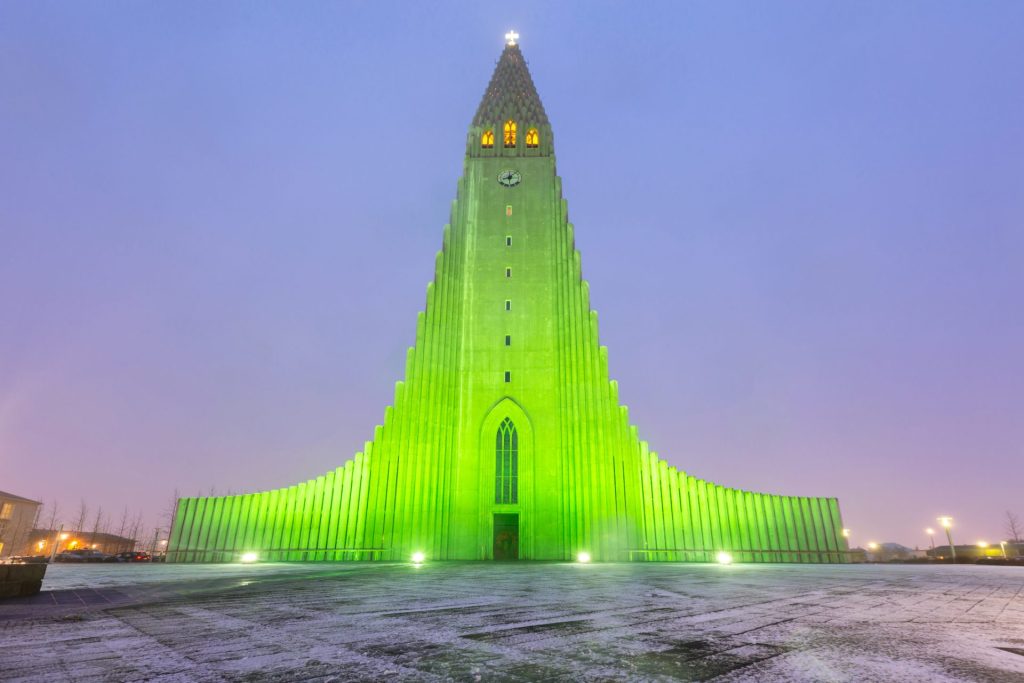 Winter Lights festival in Reykjavik