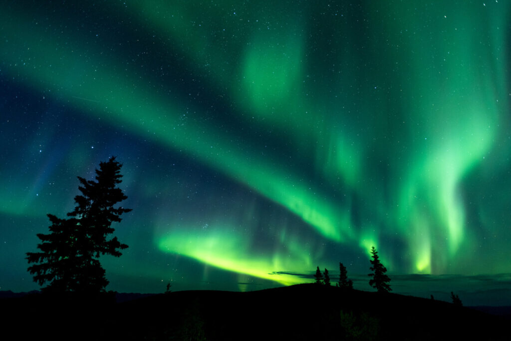 Aurora Borealis, Dawson City, Yukon, Canada
