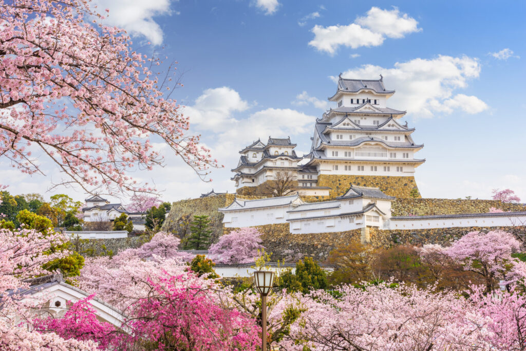 Himeji Castle, Japan in Spring Season