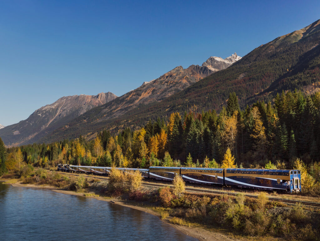 Rocky Mountaineer in the fall