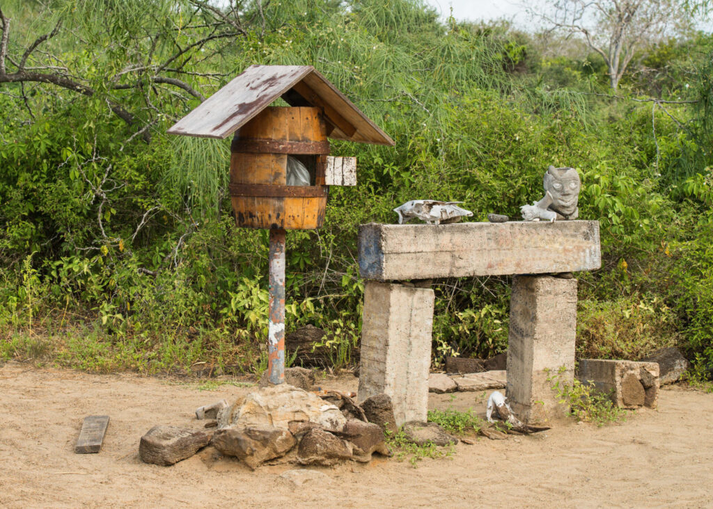 mail box Post Office Bay, Galapagos