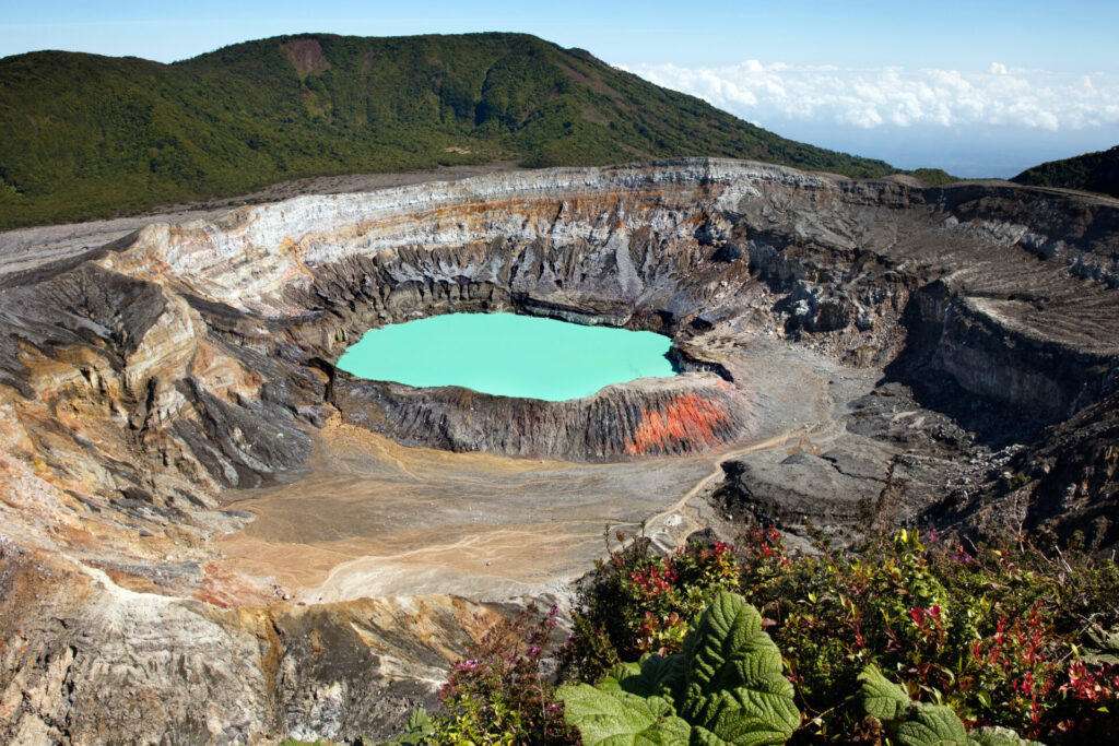 Poas Volcano Crater, Poas Volcano National Park, Costa Rica