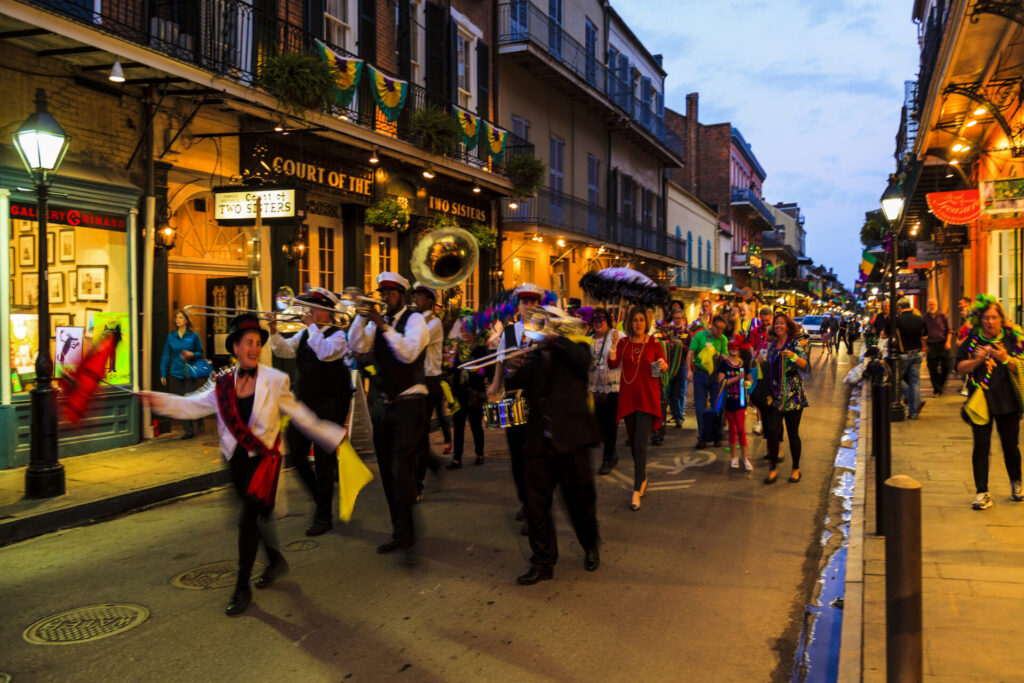 Marching Band at Night