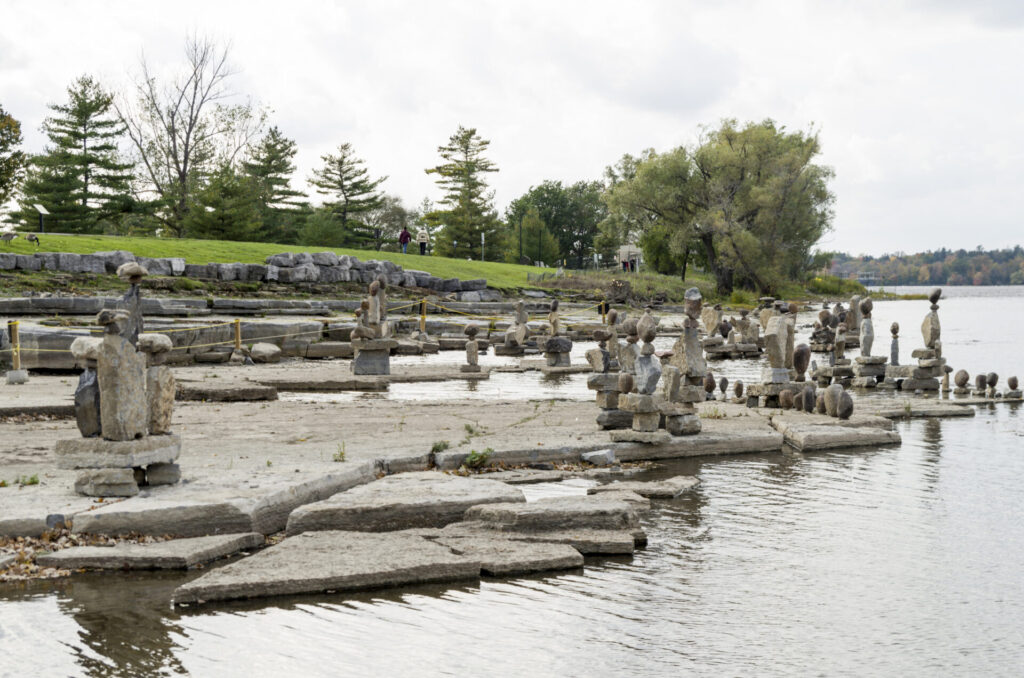 Inukshuks at Remics Rapids 9