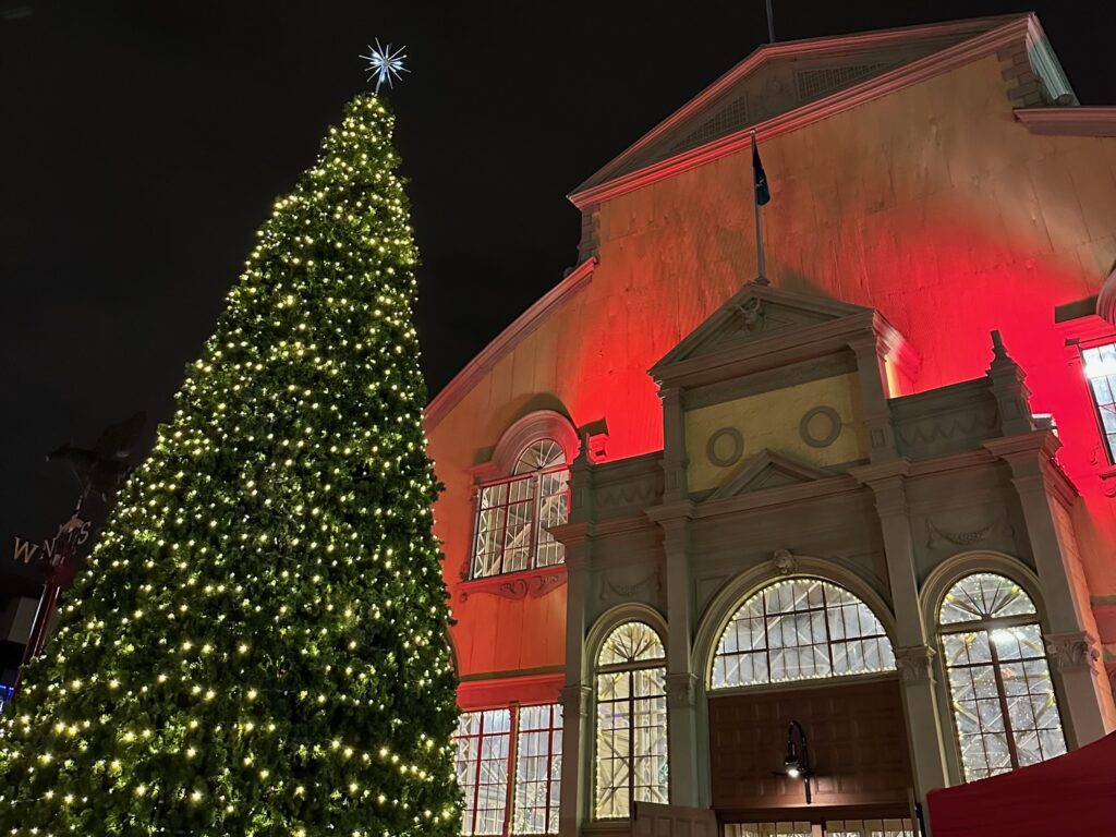 Christmas tree at Landsdowne, Ottawa